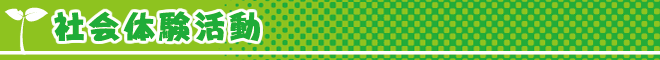 社会体験活動
